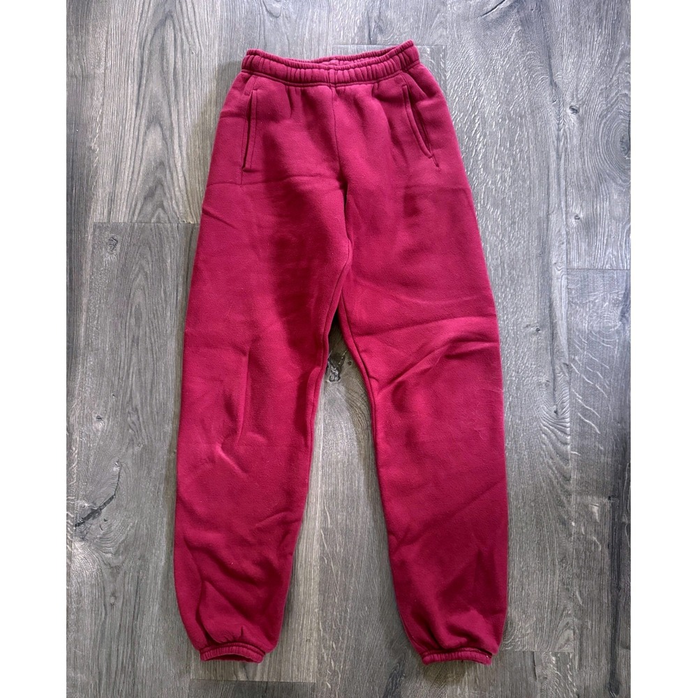OFFLINE by Aerie Cloud Fleece Classic Jogger XXS Cherry Red Pockets NWOT